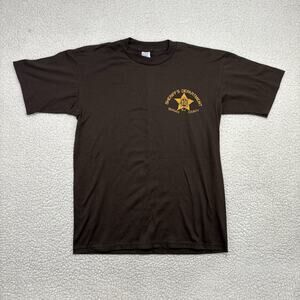 Sheriff's Department Brown Short Sleeve Tee